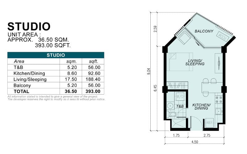 Studio Floor Plan